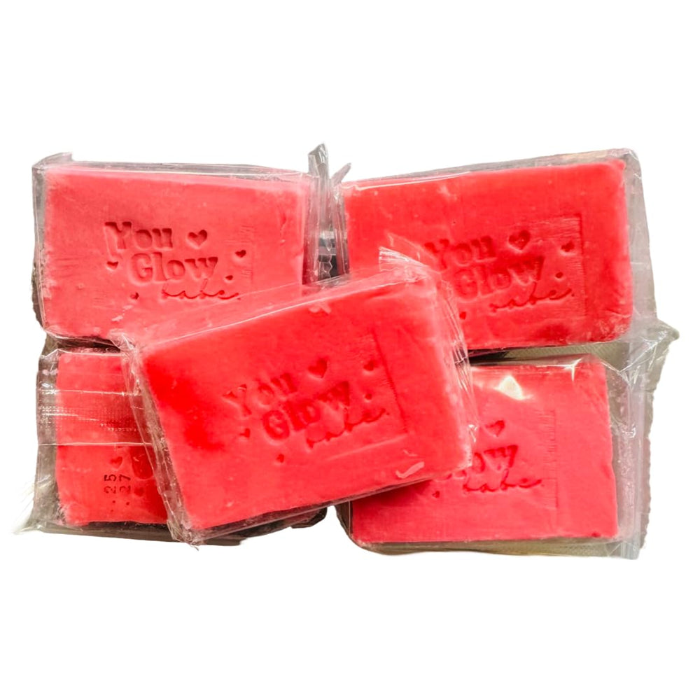 You Glow Babe Beauty White Soap packaging design highlights clean aesthetic.