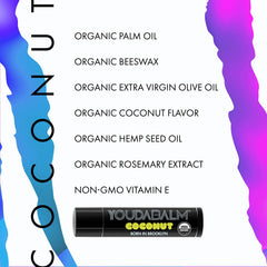 You Da Balm USDA organic seal indicating all-natural, quality ingredients