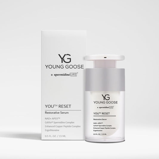 Young Goose Youth Reset Serum bottle for easy daily application.