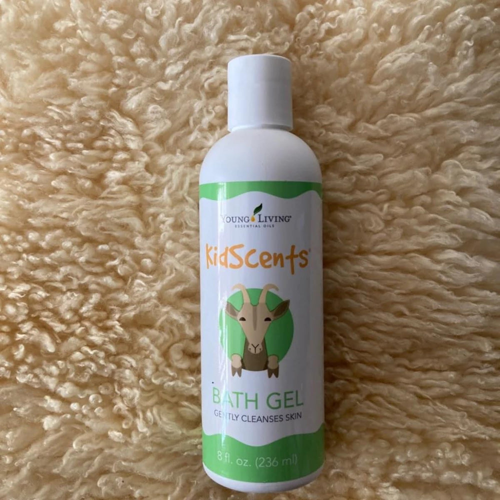 Young Living KidScents Bath Gel tear-free formula reduces crying during baths