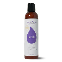 Young Living Lavender Volume Conditioner bottle with lavender scent, adds light shine and daily hydration.