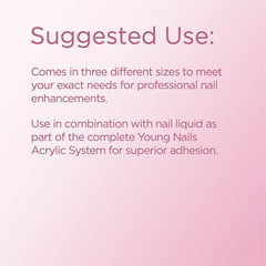 Young Nails Acrylic Cover Powder 660g pack provides ample product for sessions.