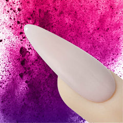 Close-up of Young Nails Bare powder texture for easy application