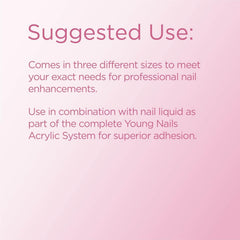Young Nails Acrylic Cover Powder offers quick 75-second set for efficient at-home manicures.
