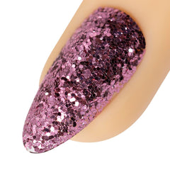 Young Nails Art Glitters bottle with vibrant sparkle for durable acrylic and gel nail art
