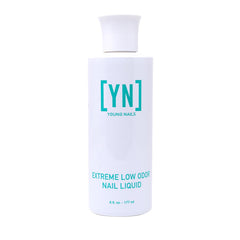 Young Nails Extreme Low Odor Monomer bottle for reduced-odor acrylics