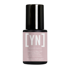 Young Nails ManiQ Fiber Gel with Keratin in nude cover glides on smoothly for natural-looking nails