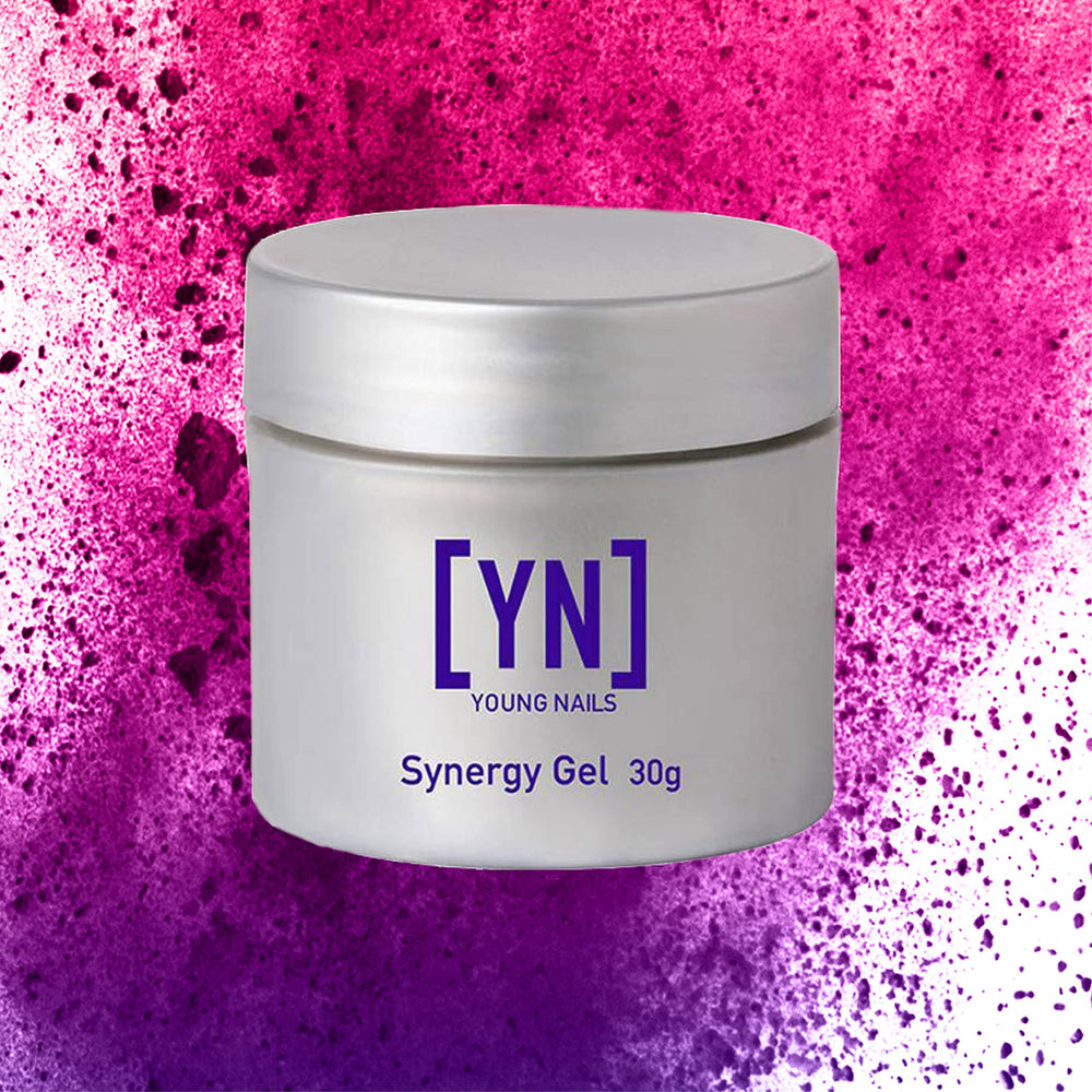 Young Nails Synergy Gloss Top Coat delivers high shine after a quick cure.