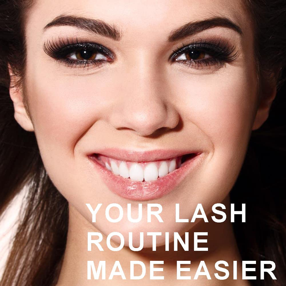 Before and after lashes with Youngfocus 3D Fiber Mascara.