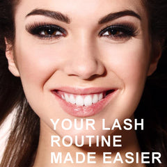 Before and after lashes with Youngfocus 3D Fiber Mascara.