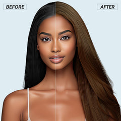 At-home application of Yourtone dye shampoo, 15–20 minute color development.