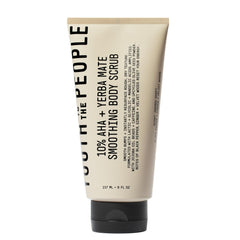 Youth To The People body scrub jar promotes smoother skin texture.