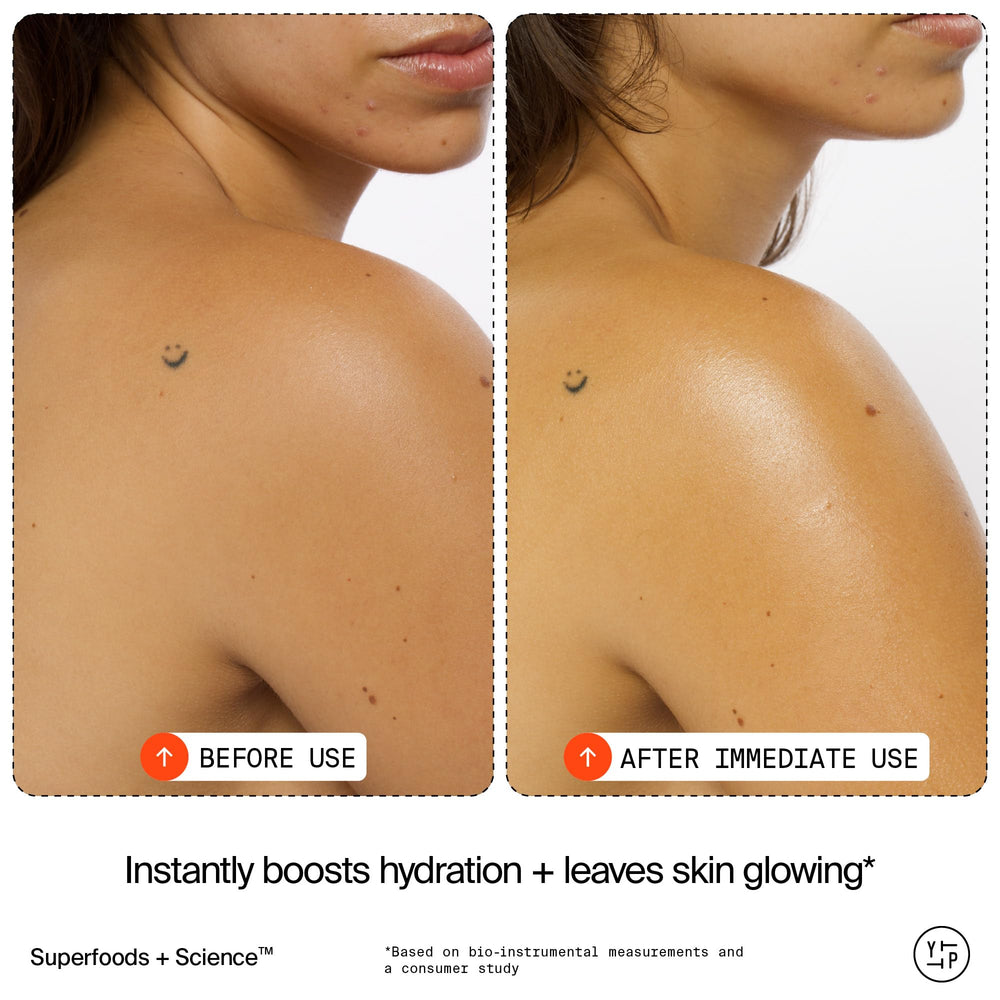 Apply to damp skin after shower for optimized absorption and feel of refreshment.