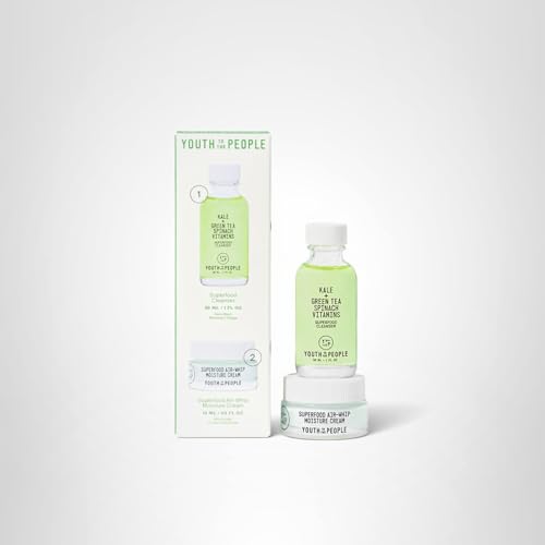 Giftable travel-size skincare set on display for gifting