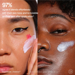 Youth To The People Youthscreen Sunscreen natural dewy finish ideal for makeup wear.