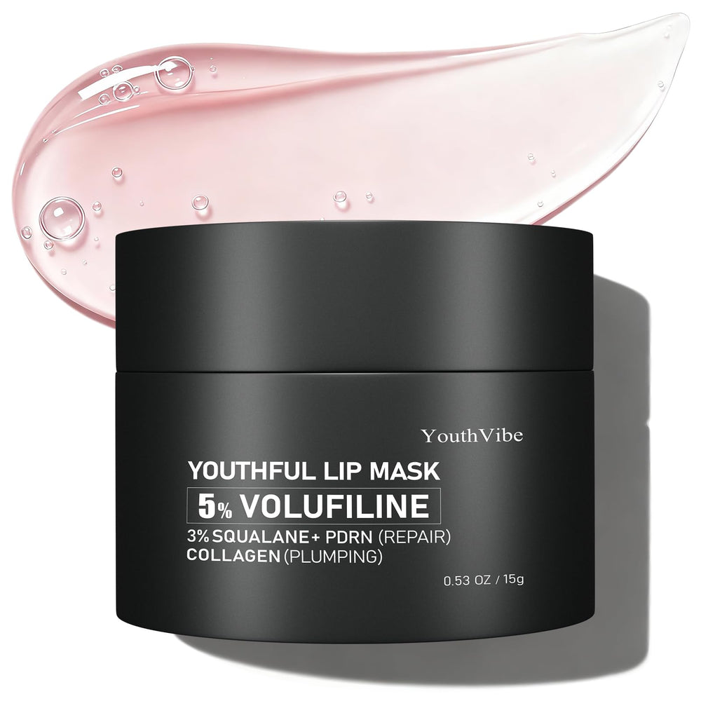 YouthVibe lip mask overnight hydration for soft, supple lips by morning