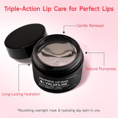 YouthVibe lip mask plump effect helps reduce fine lines overnight
