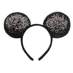 YOVECATHOU Mouse Deluxe ears sparkle for standout cosplay and party flair.