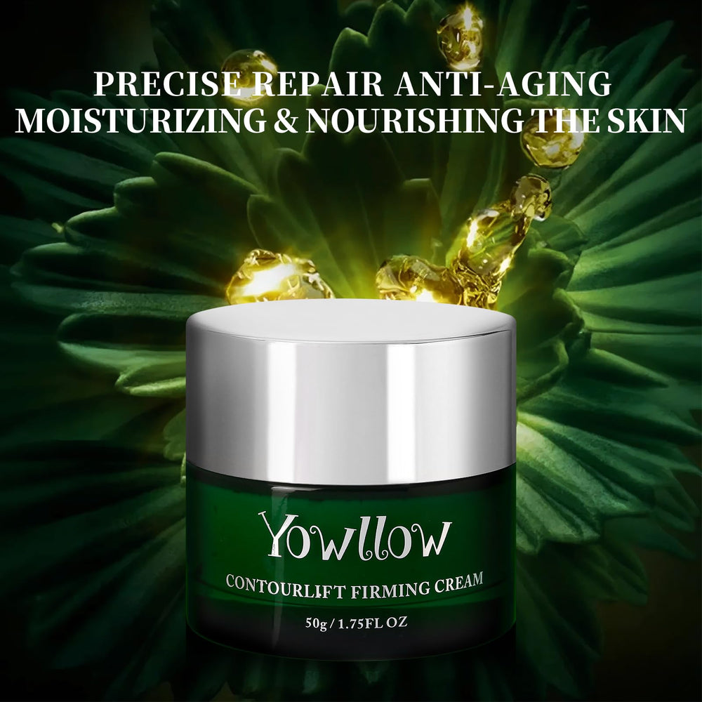 Yowllow anti aging moisturizer texture swatch highlights fast absorption and non greasy finish