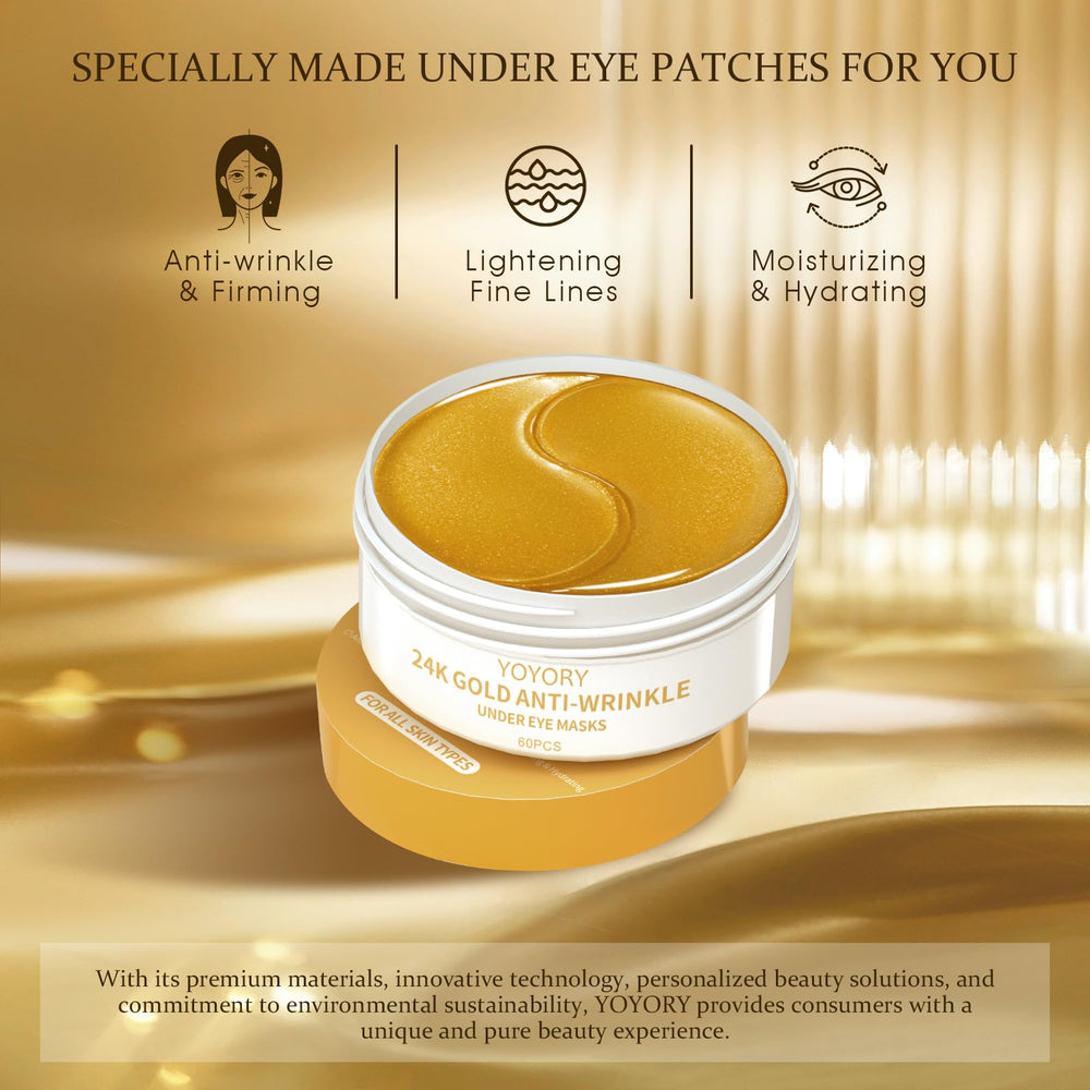 YOYORY 24K Gold Eye Patch smooths fine lines around the eye.