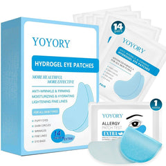 YOYORY hydrogel under eye patches close-up for refreshed look