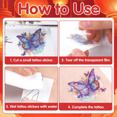 Yoyuspy easy-apply tattoo for quick party decorating