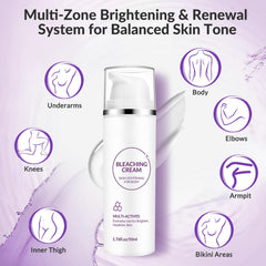 YTDB Underarm whitening usage—gentle care for sensitive skin.