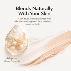 YTDJ foundation stick creates a dewy natural finish that enhances radiance.