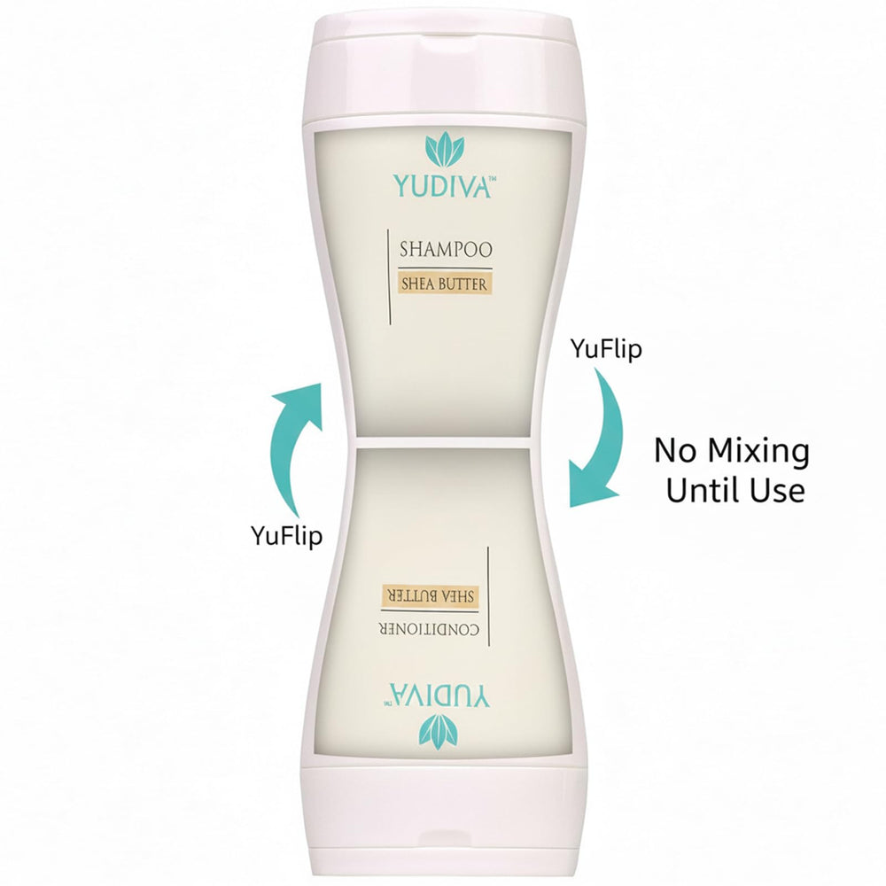 YUDIVA Keratin conditioner helps hair lie flat for a neater, frizz-reduced finish.