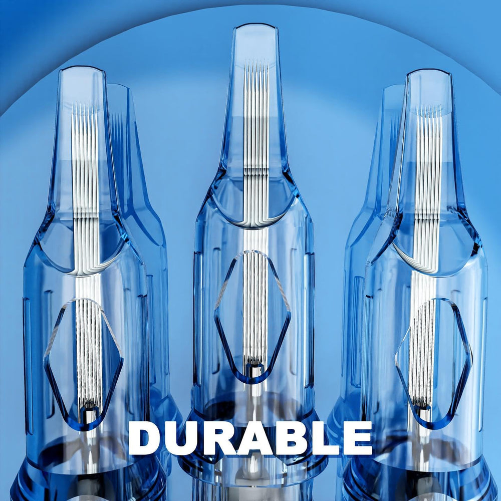 Yuelong transparent cartridge body lets you monitor needle action and ink discharge.