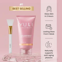 YULI Collagen mask drying film creates breathable, lightweight coverage