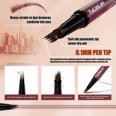 Yulinlon fast-drying formula reduces smudging during wear.