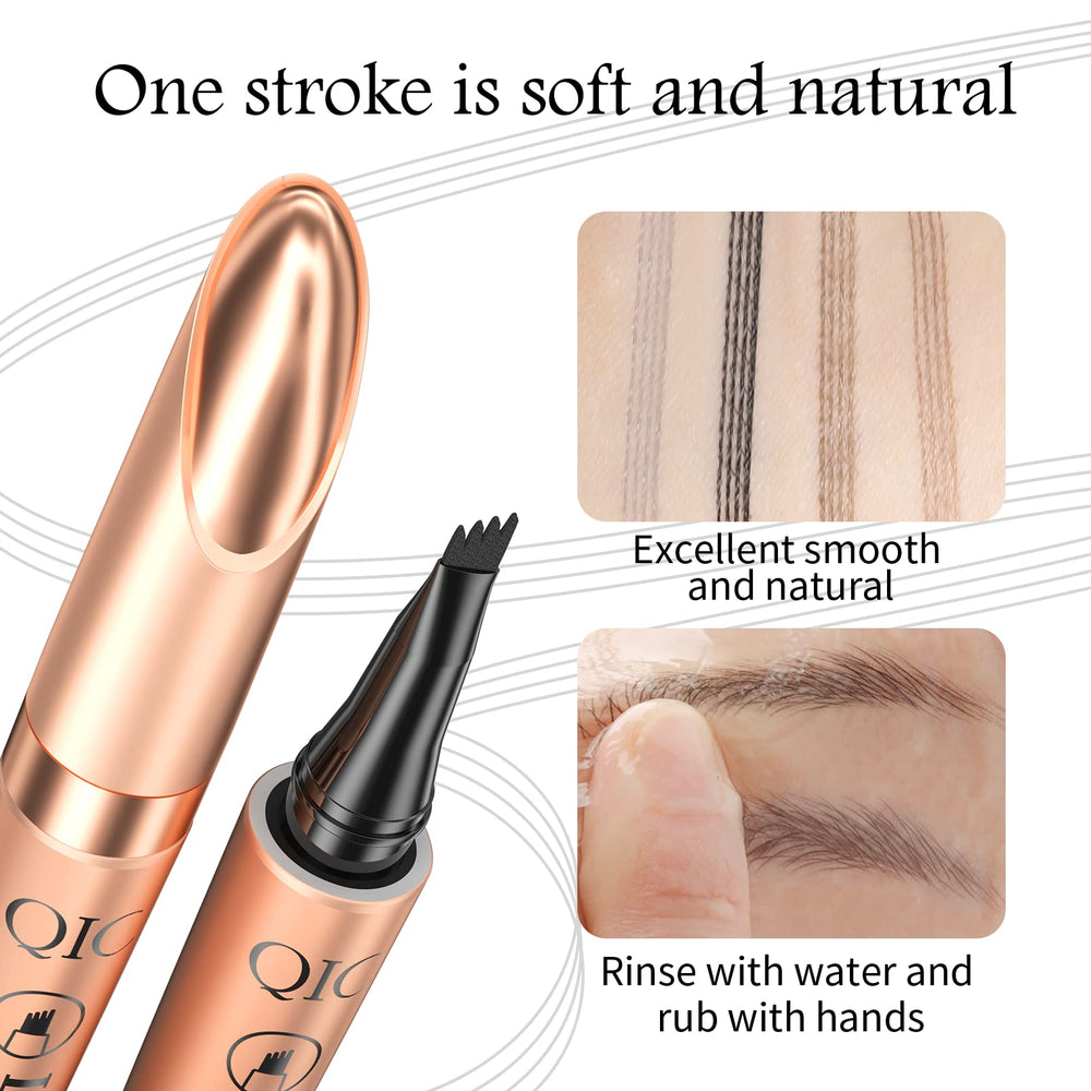 Yulinlon Q706 fine strokes create fuller, natural-looking brows.