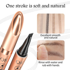 Yulinlon Q706 fine strokes create fuller, natural-looking brows.