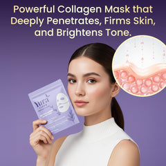 Yura Clean Night Skincare routine image for simple nightly care with collagen.