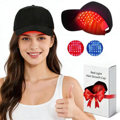 Yuxian Red Light Hair Growth Cap front view for convenient at-home use