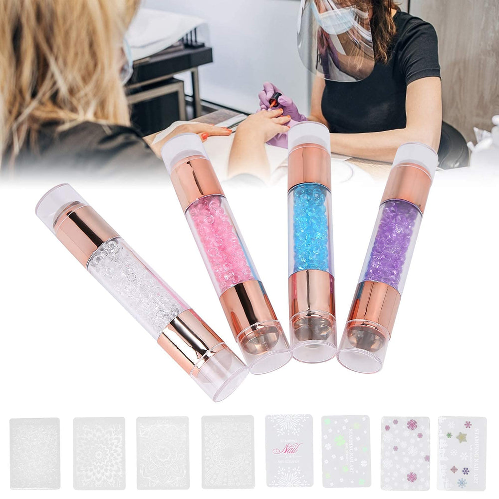 YUYTE DIY nail art kit in use for home manicures