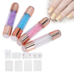 YUYTE stamping scraper tool for precise nail art transfers