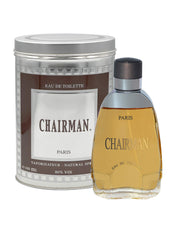 Yves De Sistelle Chairman bottle front view, bold masculine scent for daily wear.