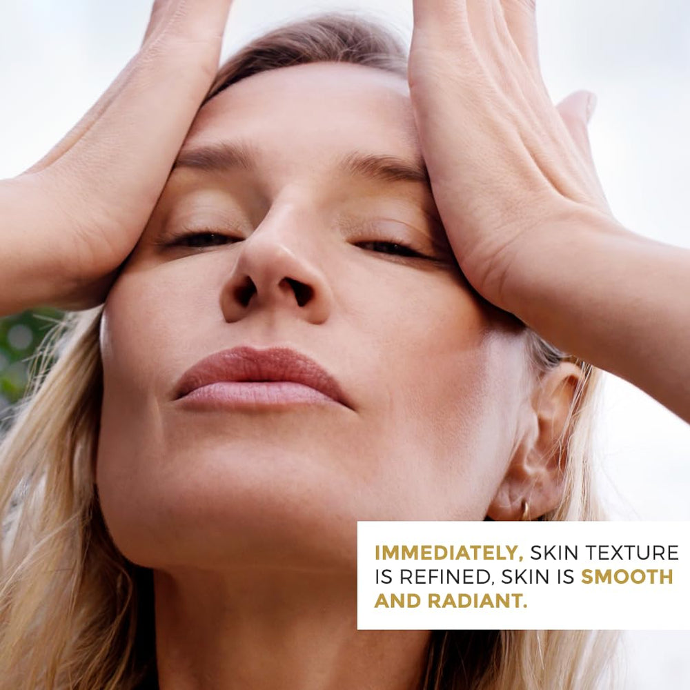 Yves Rocher anti-age essence application for morning routine.