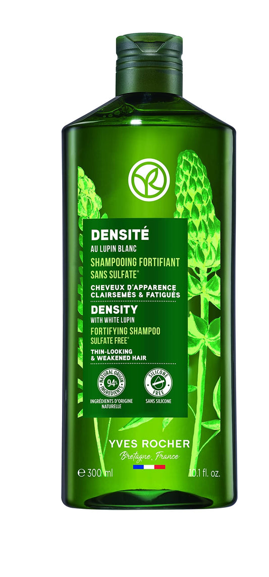 Yves Rocher Density Rescue bottle front view, signaling root-strength care