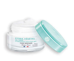 Yves Rocher Hydra Vegetal texture close-up showing quick-absorbing gel