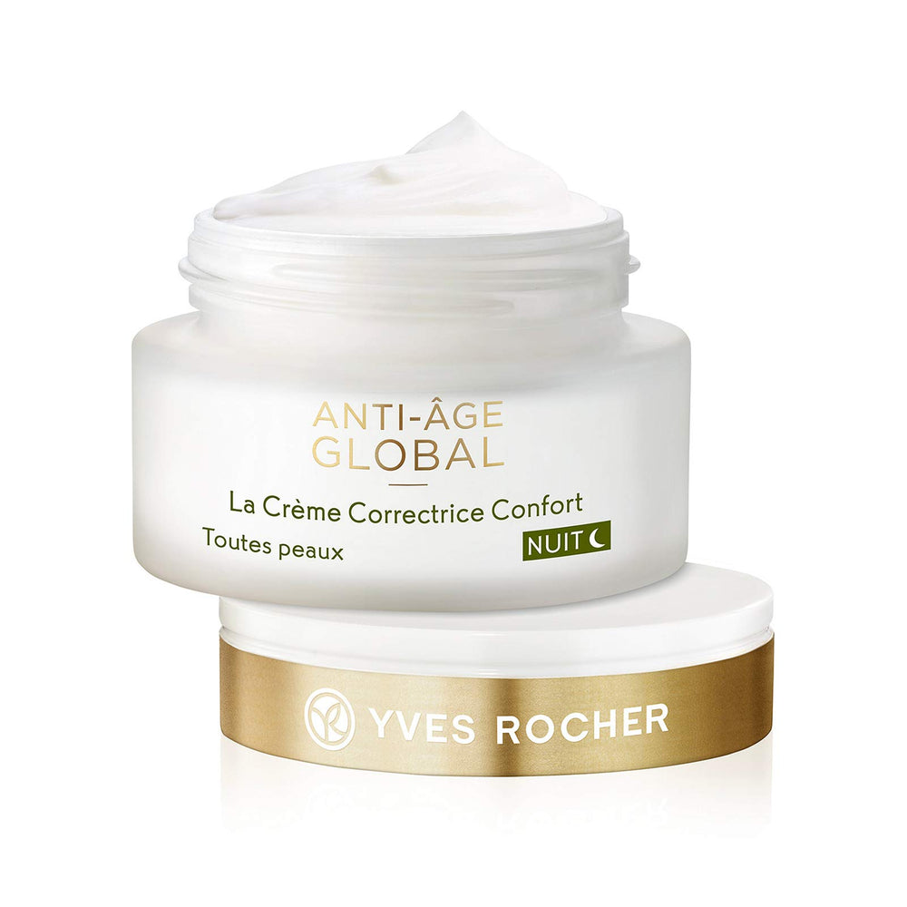 Yves Rocher night cream texture melts on skin for comfortable overnight care