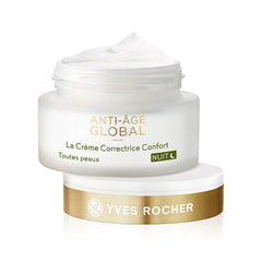 Yves Rocher night cream texture melts on skin for comfortable overnight care