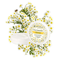 Melting balm texture visible on Yves Rocher calendula cream.