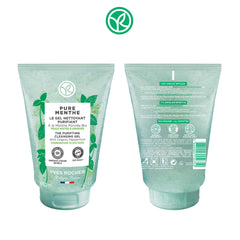 Yves Rocher Purifying Cleansing Gel Pure Menthe daily cleanse prepares skin for toner and moisturizer.