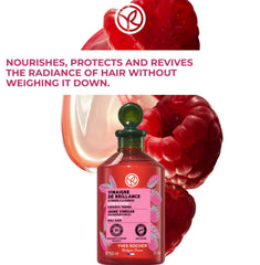 After-use hair looks soft, refreshed, and radiant with Yves Rocher shine