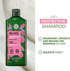 Yves Rocher raspberry vinegar enrichment supports color protection and shine
