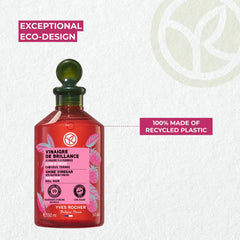 Scalp and hair feel refreshed after using Yves Rocher Raspberry Vinegar Rinse.