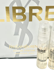 YSL Libre compact 1-2ml vial ideal for quick refreshes on the move.